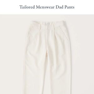 Abercrombie and Fitch Tailored Menswear Dad Pants